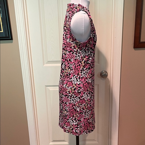 Michael Kors Sleeveless Dress - Pink and Black - Picture 2 of 8